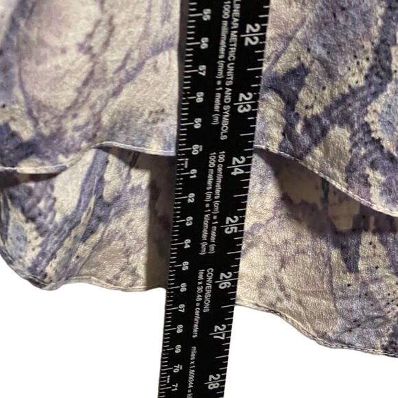 Rebecca Taylor- Semi Sheer 100% Silk Naked Skin Beach Blouse, Size 4 - Picture 12 of 15